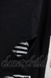 画像4: CIVARIZE / パンクレイヤード2PセットTシャツ  ブラックｘホワイト T-25-06-27-012-CI-ts-YM-ZT144 (4)