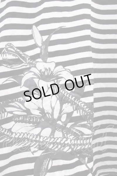 画像7: CIVARIZE / パンクレイヤード2PセットTシャツ  ブラックｘホワイト T-25-06-27-012-CI-ts-YM-ZT144 (7)