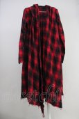 画像1: CIVARIZE / Volcano フード付きロングチェックガウンカーディガン   T-25-06-27-014-CI-to-YM-ZT (1)