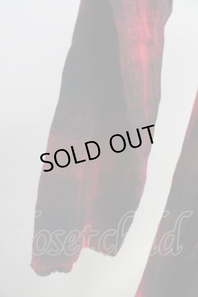 画像4: CIVARIZE / Volcano フード付きロングチェックガウンカーディガン   T-25-06-27-014-CI-to-YM-ZT (4)