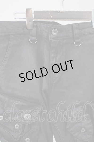 画像3: CIVARIZE / コーティングカーゴパンツ 46 ブラック T-25-06-28-016-CI-pa-YM-ZT (3)