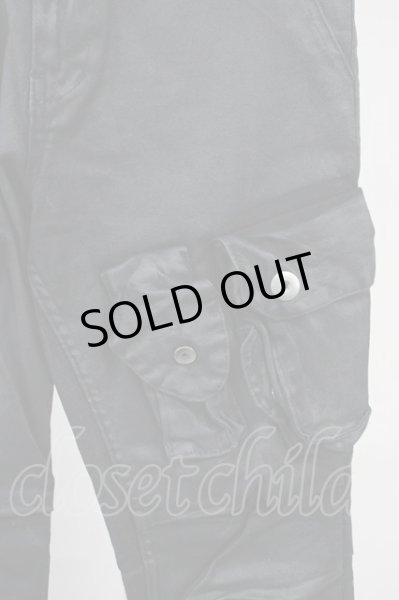 画像4: CIVARIZE / コーティングカーゴパンツ 46 ブラック T-25-06-28-016-CI-pa-YM-ZT (4)