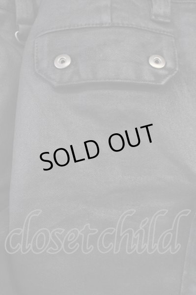 画像7: CIVARIZE / コーティングカーゴパンツ 46 ブラック T-25-06-28-016-CI-pa-YM-ZT (7)