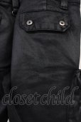 画像8: CIVARIZE / コーティングカーゴパンツ 46 ブラック T-25-06-28-016-CI-pa-YM-ZT