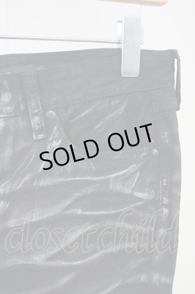 画像4: CIVARIZE / Omen箔加工タイトカラースキニーパンツ 46 ブラックｘシルバー T-25-06-28-019-CI-pa-YM-ZT (4)