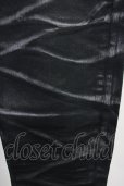 画像5: CIVARIZE / Omen箔加工タイトカラースキニーパンツ 46 ブラックｘシルバー T-25-06-28-019-CI-pa-YM-ZT