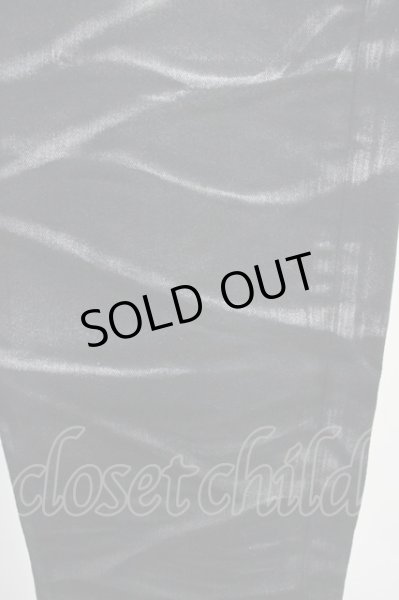 画像5: CIVARIZE / Omen箔加工タイトカラースキニーパンツ 46 ブラックｘシルバー T-25-06-28-019-CI-pa-YM-ZT (5)