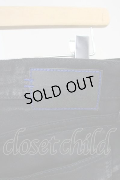 画像6: CIVARIZE / Omen箔加工タイトカラースキニーパンツ 46 ブラックｘシルバー T-25-06-28-019-CI-pa-YM-ZT (6)