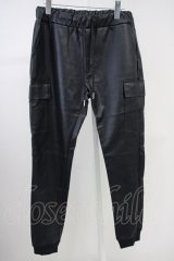 CavariA / PUカーゴパンツ 46 ブラック T-25-06-28-020-Ca-pa-YM-ZT