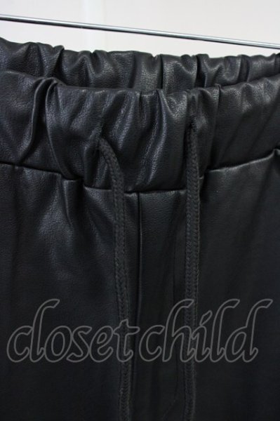 画像3: CavariA / PUカーゴパンツ 46 ブラック T-25-06-28-020-Ca-pa-YM-ZT261 (3)