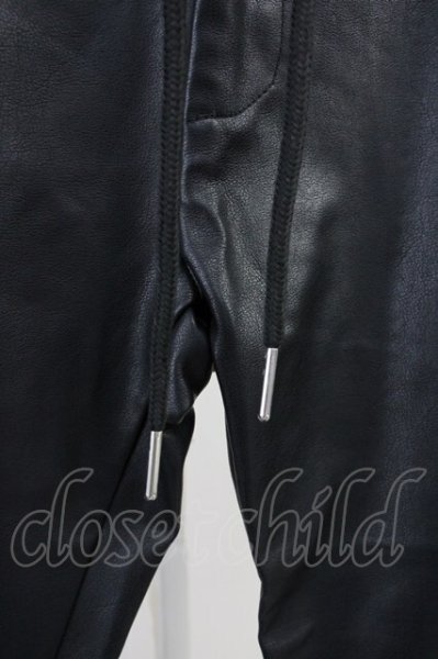 画像4: CavariA / PUカーゴパンツ 46 ブラック T-25-06-28-020-Ca-pa-YM-ZT261 (4)