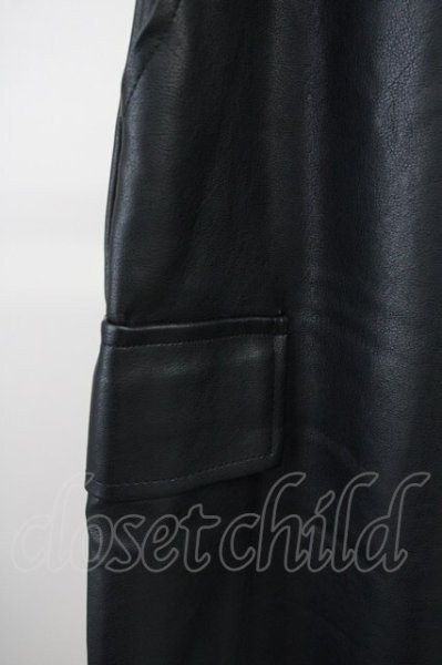 画像5: CavariA / PUカーゴパンツ 46 ブラック T-25-06-28-020-Ca-pa-YM-ZT261 (5)