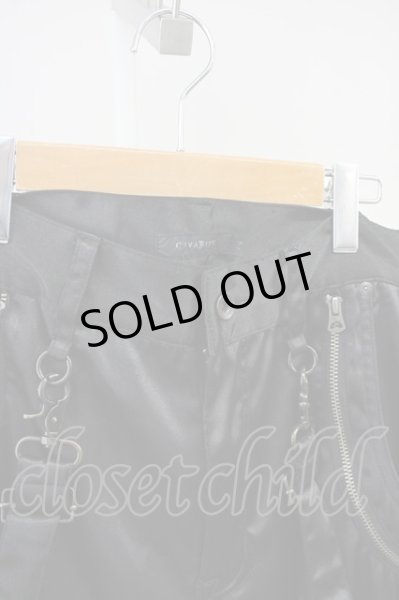 画像3: CIVARIZE / Beamサスペンダー付きサテンサルエルカーゴパンツ 44 ブラック T-25-06-28-021-CI-pa-YM-ZT270 (3)