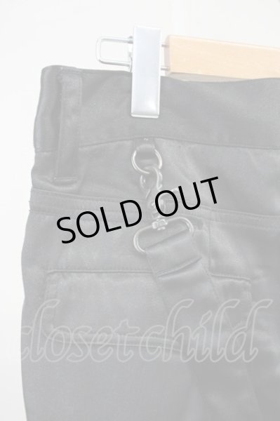 画像7: CIVARIZE / Beamサスペンダー付きサテンサルエルカーゴパンツ 44 ブラック T-25-06-28-021-CI-pa-YM-ZT270 (7)