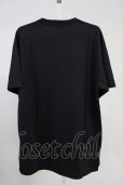 画像2: CavariA / スタッズ襟BIG Tシャツ 46 ブラック T-25-06-28-003-Ca-ts-YM-ZT (2)