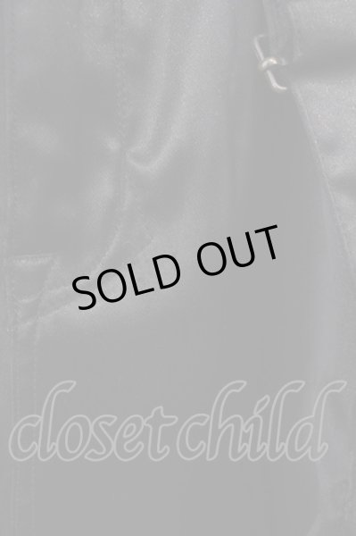 画像8: CIVARIZE / Beamサスペンダー付きサテンサルエルカーゴパンツ 44 ブラック T-25-06-28-021-CI-pa-YM-ZT270 (8)