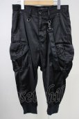 画像1: CIVARIZE / Meteorサテンサルエルカーゴパンツ 44 ブラック T-25-06-28-022-CI-pa-YM-ZT (1)