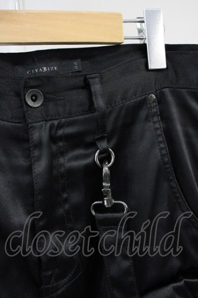 画像3: CIVARIZE / Meteorサテンサルエルカーゴパンツ 44 ブラック T-25-06-28-022-CI-pa-YM-ZT270 (3)