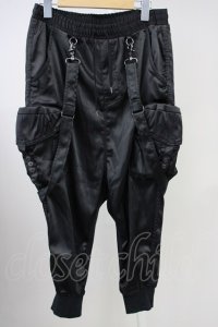 CIVARIZE / Asteroidサテンサルエルパンツ 44 ブラック T-25-06-28-023-CI-pa-YM-ZT