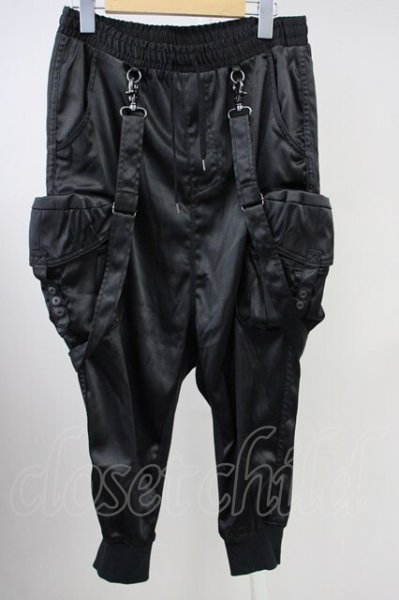 画像1: CIVARIZE / Asteroidサテンサルエルパンツ 44 ブラック T-25-06-28-023-CI-pa-YM-ZT270 (1)