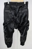 画像2: CIVARIZE / サスペンダージップサテンサルエルカーゴパンツ 44 ブラック T-25-06-28-024-CI-pa-YM-ZT (2)