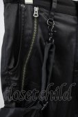 画像3: CIVARIZE / サスペンダージップサテンサルエルカーゴパンツ 44 ブラック T-25-06-28-024-CI-pa-YM-ZT