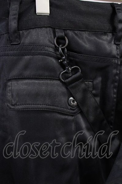 画像6: CIVARIZE / サスペンダージップサテンサルエルカーゴパンツ 44 ブラック T-25-06-28-024-CI-pa-YM-ZT268 (6)