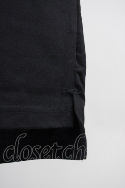 画像4: CavariA / スタッズ襟BIG Tシャツ 46 ブラック T-25-06-28-003-Ca-ts-YM-ZT