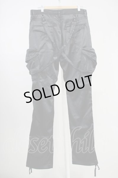 画像2: CIVARIZE / サテンサルエルカーゴパンツ 46 ブラック T-25-06-28-025-CI-pa-YM-ZT (2)