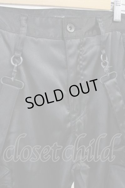 画像3: CIVARIZE / サテンサルエルカーゴパンツ 46 ブラック T-25-06-28-025-CI-pa-YM-ZT (3)