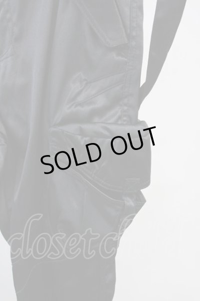 画像4: CIVARIZE / サテンサルエルカーゴパンツ 46 ブラック T-25-06-28-025-CI-pa-YM-ZT (4)