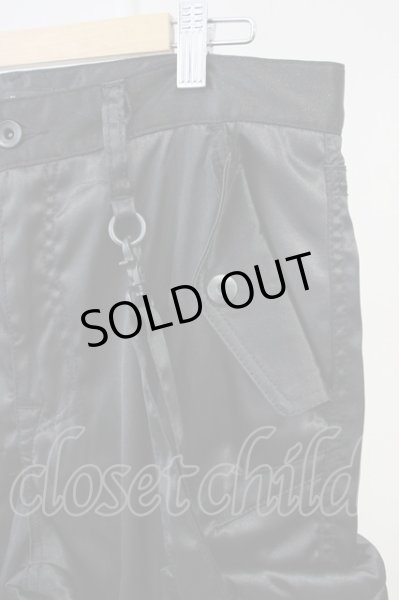 画像5: CIVARIZE / サテンサルエルカーゴパンツ 46 ブラック T-25-06-28-025-CI-pa-YM-ZT (5)