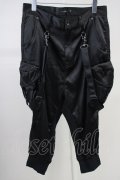 CIVARIZE / Comet　サスペンダーカーゴパンツ 46 ブラック T-25-06-28-026-CI-pa-YM-ZT268