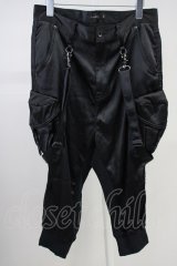 CIVARIZE / Comet　サスペンダーカーゴパンツ 46 ブラック T-25-06-28-026-CI-pa-YM-ZT