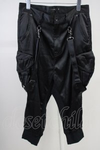CIVARIZE / Comet　サスペンダーカーゴパンツ 46 ブラック T-25-06-28-026-CI-pa-YM-ZT