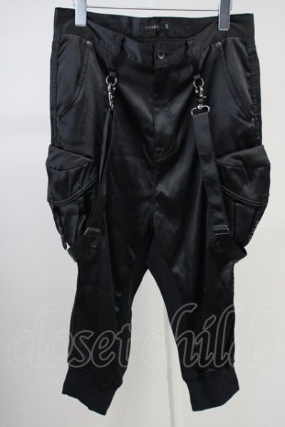 画像1: CIVARIZE / Comet　サスペンダーカーゴパンツ 46 ブラック T-25-06-28-026-CI-pa-YM-ZT