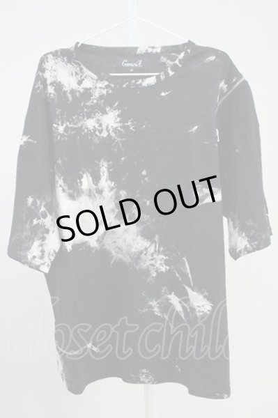 画像1: CavariA / ブリーチZIP BIG Tシャツ 44 ブラック T-25-06-28-004-Ca-ts-YM-ZT205 (1)