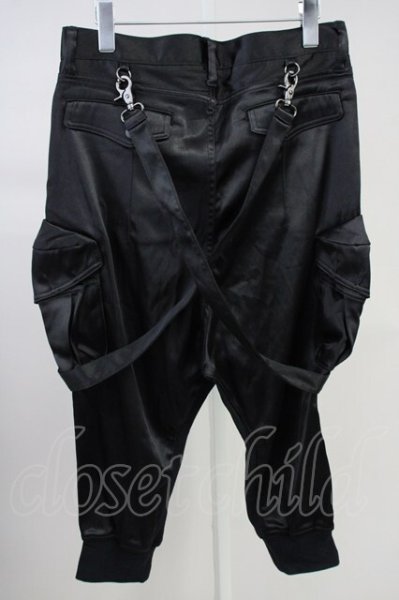 画像2: CIVARIZE / Comet　サスペンダーカーゴパンツ 46 ブラック T-25-06-28-026-CI-pa-YM-ZT268 (2)