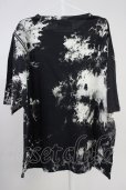 画像2: CavariA / ブリーチZIP BIG Tシャツ 44 ブラック T-25-06-28-004-Ca-ts-YM-ZT (2)