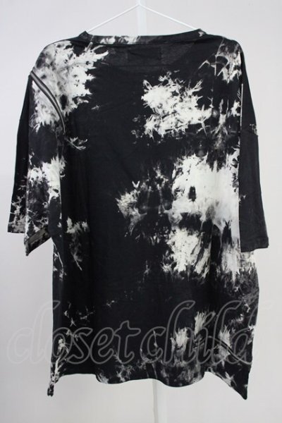 画像2: CavariA / ブリーチZIP BIG Tシャツ 44 ブラック T-25-06-28-004-Ca-ts-YM-ZT