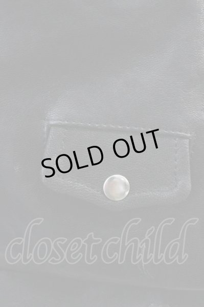 画像5: JOHNNY WOLF / JOEY SHEEP レザーバッグ  ブラック T-25-06-28-028-JO-ba-YM-ZT (5)