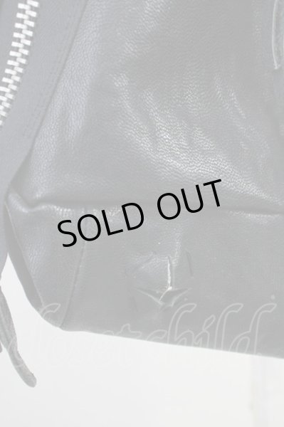 画像6: JOHNNY WOLF / JOEY SHEEP レザーバッグ  ブラック T-25-06-28-028-JO-ba-YM-ZT (6)