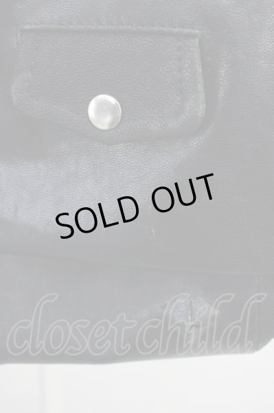 画像9: JOHNNY WOLF / JOEY SHEEP レザーバッグ  ブラック T-25-06-28-028-JO-ba-YM-ZT (9)