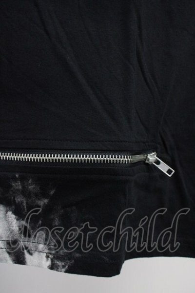 画像4: CavariA / ブリーチZIP BIG Tシャツ 44 ブラック T-25-06-28-004-Ca-ts-YM-ZT