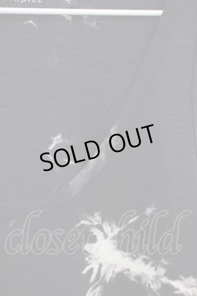 画像3: CIVARIZE / Hurt クラッシュ加工フェイクレイヤードタンクトップ 46 ブラック T-25-06-28-001-CI-to-YM-ZT (3)