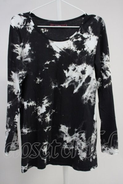 画像1: SEANA / ブリーチカットソー L ブラック T-25-06-28-007-SE-to-YM-ZT