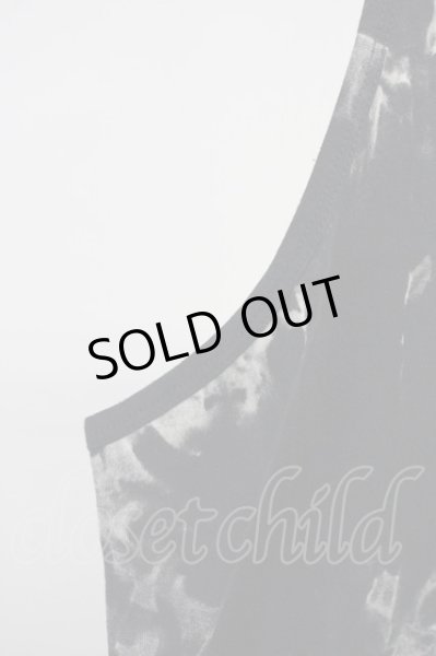 画像4: CIVARIZE / Hurt クラッシュ加工フェイクレイヤードタンクトップ 46 ブラック T-25-06-28-001-CI-to-YM-ZT (4)