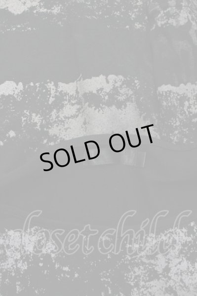 画像6: Roshell / アシンメトリーレオパボーダーカットソー  ブラック T-25-06-28-008-Ro-to-YM-ZT (6)