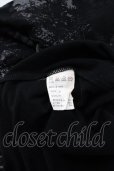 画像7: Roshell / アシンメトリーレオパボーダーカットソー  ブラック T-25-06-28-008-Ro-to-YM-ZT