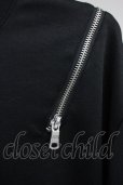 画像3: CavariA / レースアップZIPカットソー 44 ブラック T-25-06-28-009-Ca-to-YM-ZT